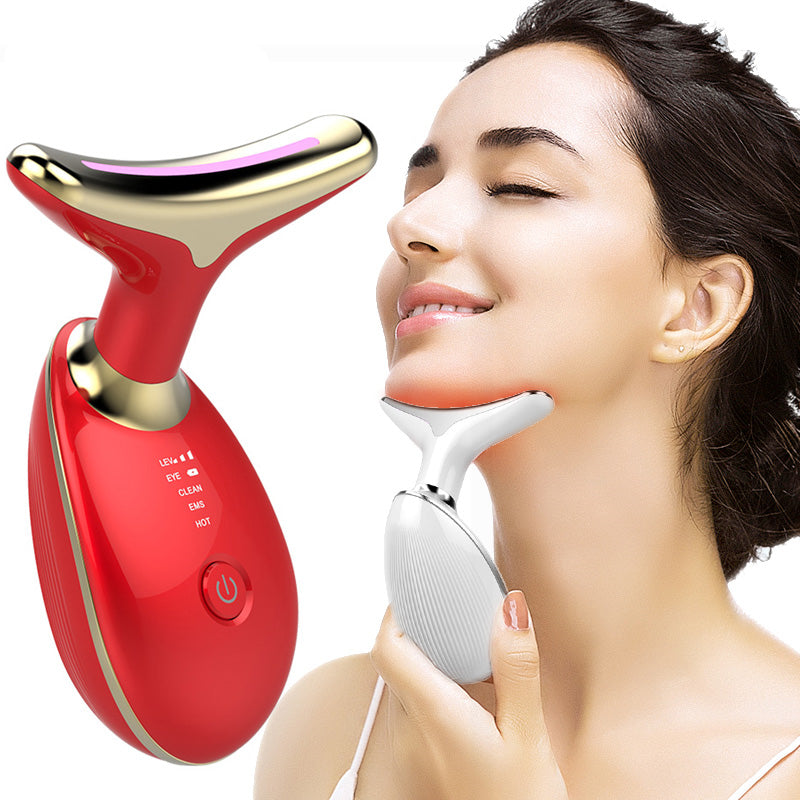 EMSThermal Neck Lifting & Tighten Massager + Electric Micro-current Wrinkle Remover